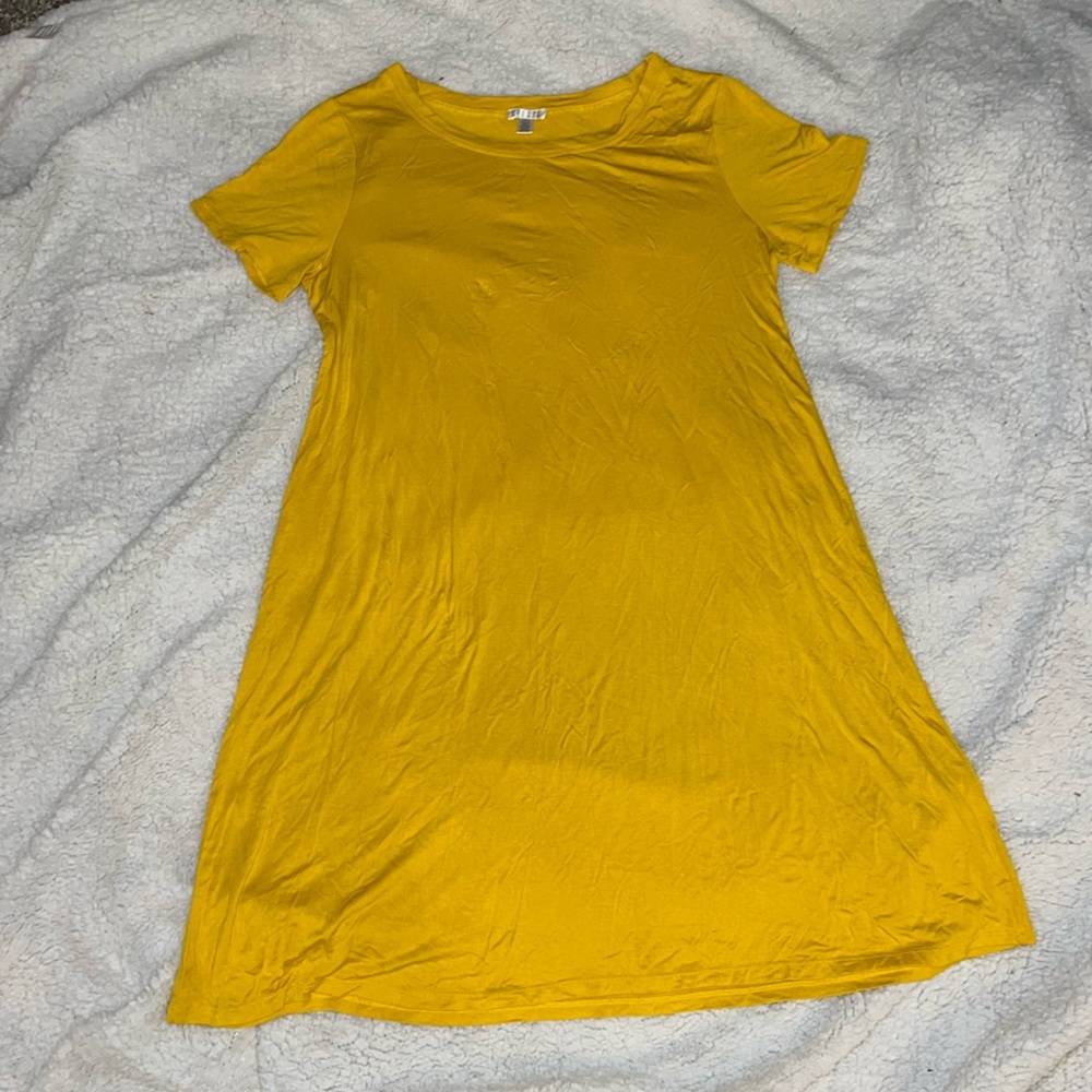 Yellow Tshirt Dress